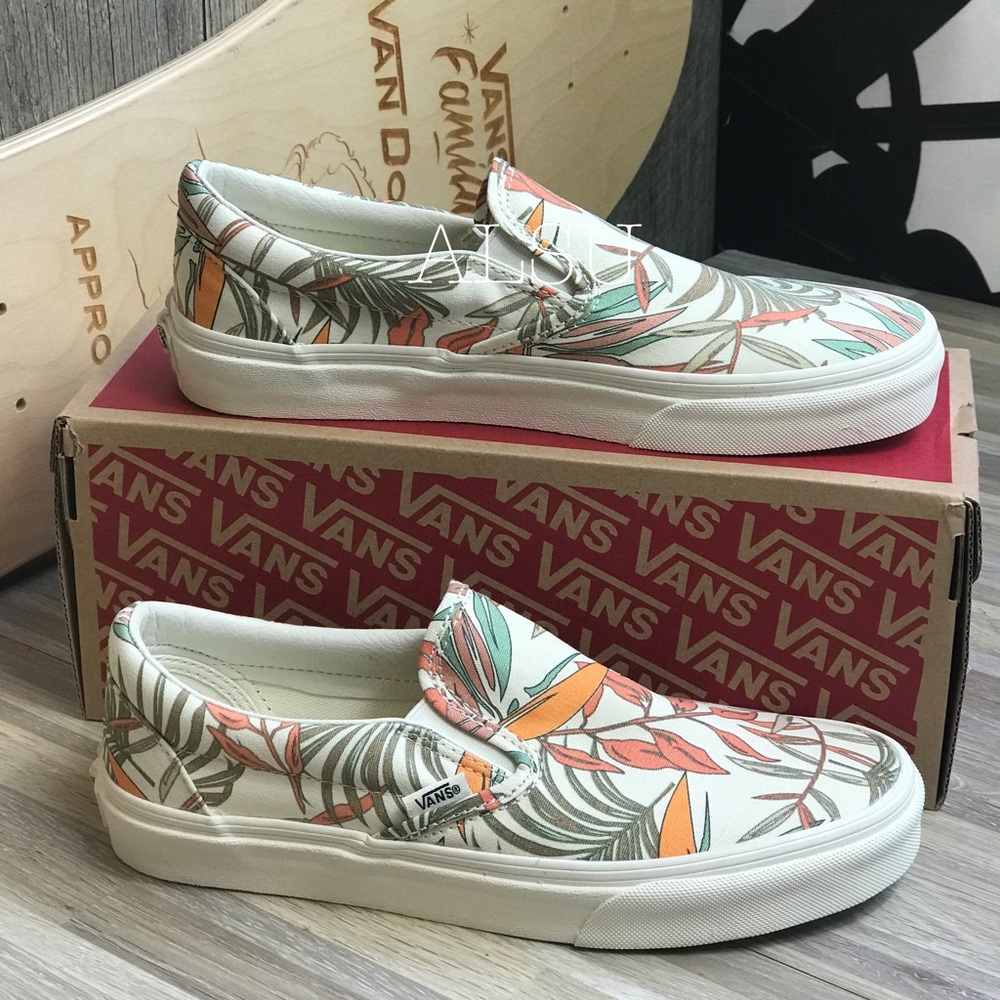 NWT VANS Classic Slip On California Floral Marsh W - Picture 2 of 7